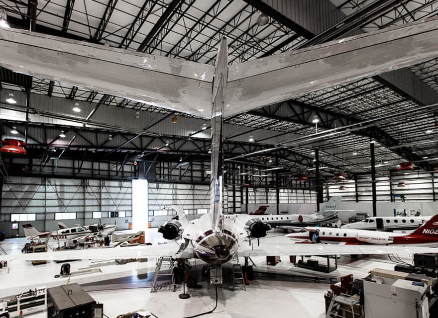 flight hangar